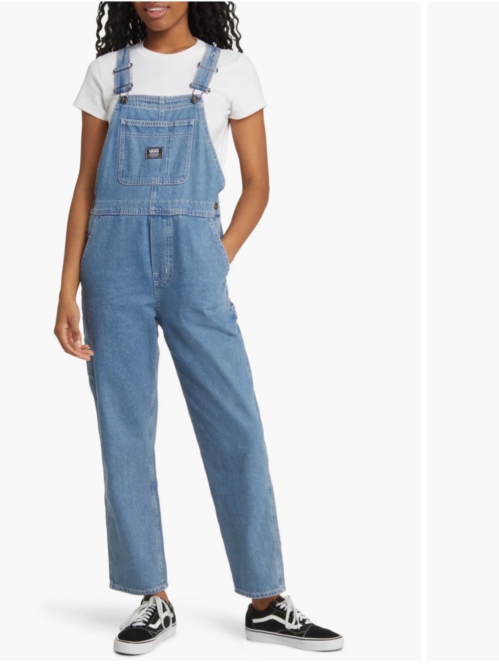 NWT Vans Groundwork Denim Overalls